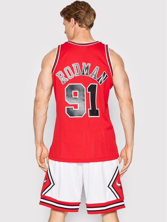 Mitchell & Ness Mitchell & Ness Tank top SMJYGS18154 Czerwony Regular Fit