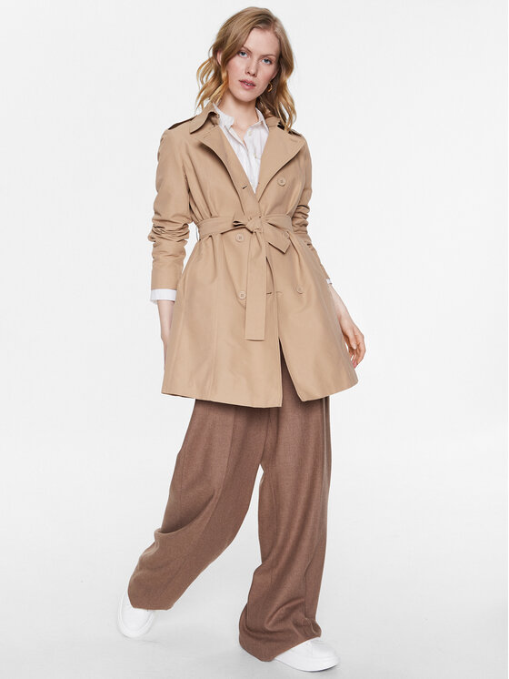 MAX&Co. MAX&Co. Тренч Milo 40215023 Бежов Regular Fit