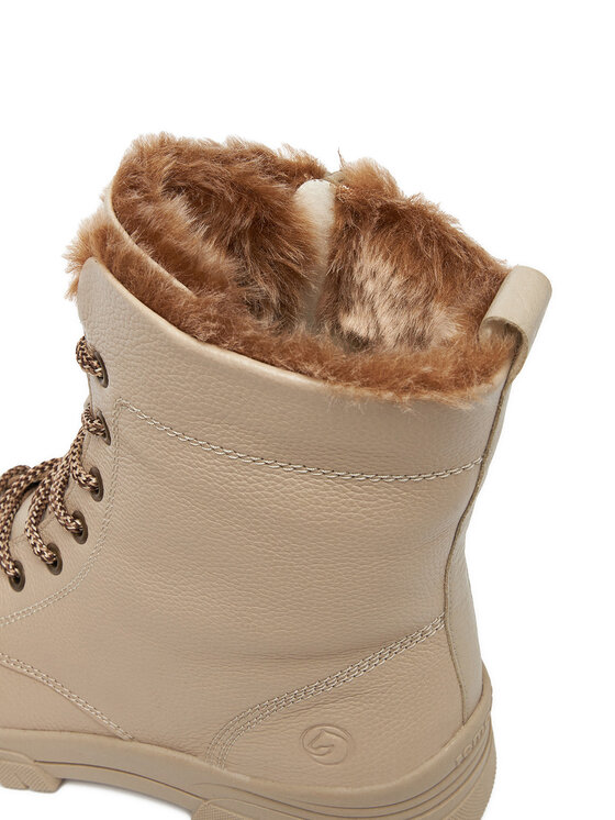 Remonte Remonte Schnürschuhe CEO-D0E72-60 Beige