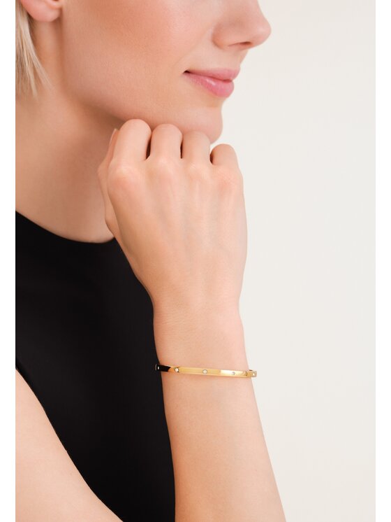 Rosefield Rosefield Bransoletka Bangle Collection Złoty