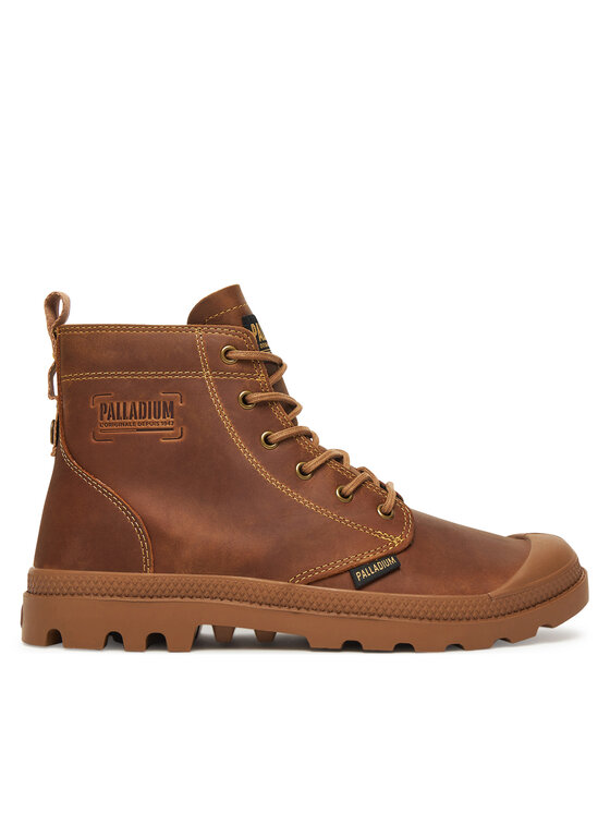 Palladium Palladium Schnürstiefeletten Pampa Zip Lth Legacy 79502-257-M Braun