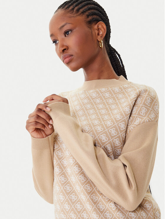 Guess Guess Гольф W5BR23 Z3JD2 Бежевий Relaxed Fit