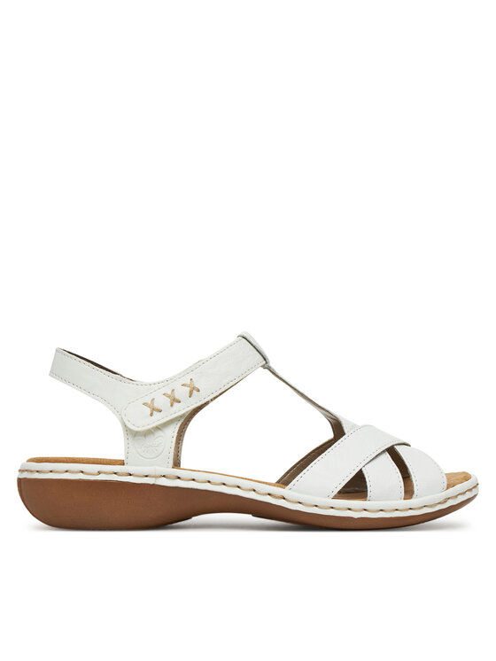 Rieker Rieker Sandali 65919-80 Bela