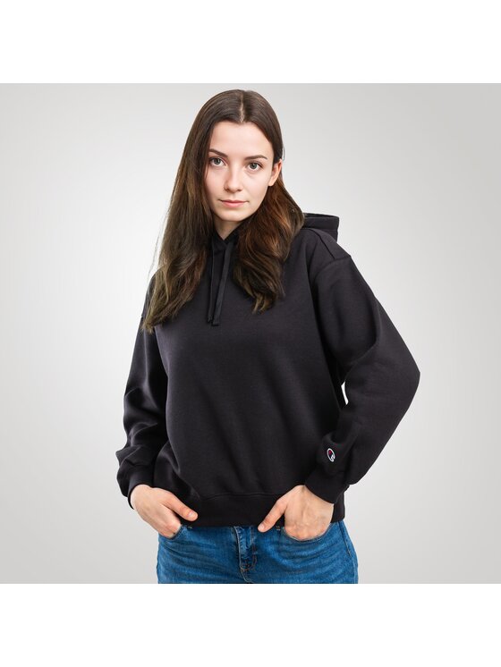 Champion Champion Bluza 116678-KK001-NBK_M Czarny Relaxed Fit