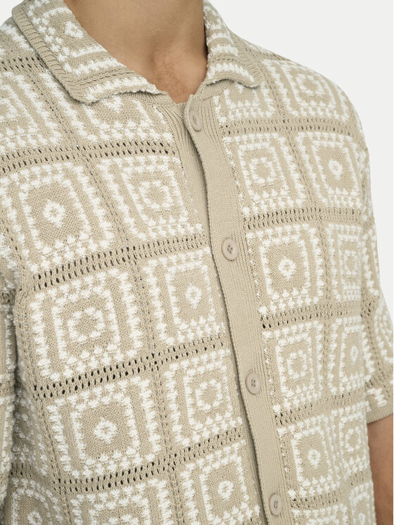 Only & Sons Only & Sons Koszula Bart 22033329 Beżowy Relaxed Fit