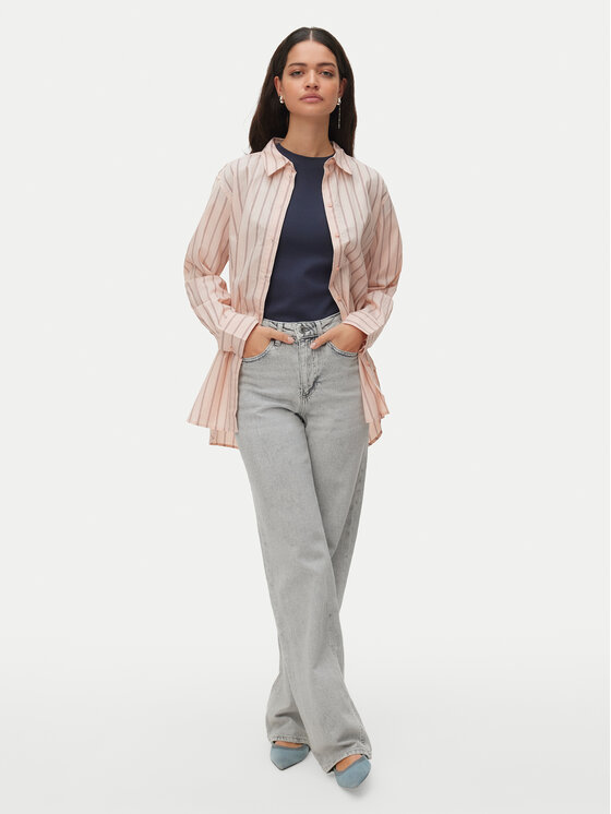 Vero Moda Vero Moda Koszula Elina 10336329 Różowy Loose Fit