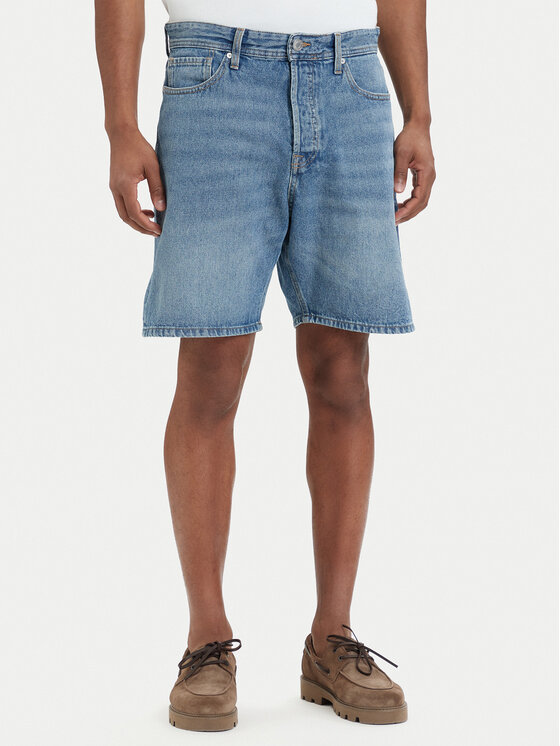Jack & Jones Pantalon scurți din material Ony Original 12290841 Albastru Regular Fit