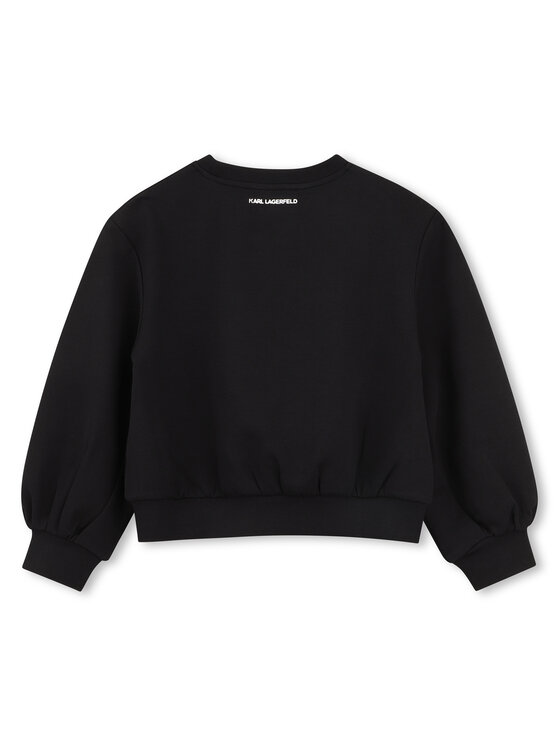 Karl Lagerfeld Kids Karl Lagerfeld Kids Mikina Z31318 D Černá Regular Fit