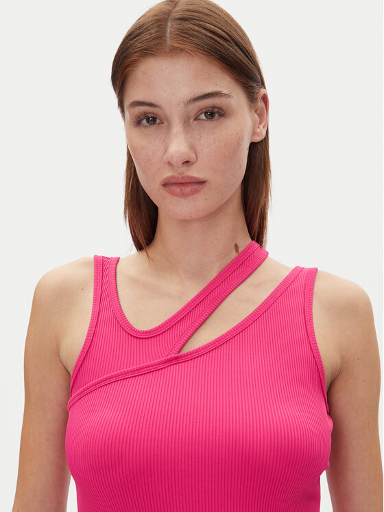 HUGO HUGO Marškinėliai Datruss 50537044 Rožinė Slim Fit