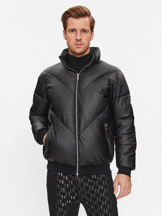 KARL LAGERFELD KARL LAGERFELD Télikabát 505045 534556 Fekete Regular Fit