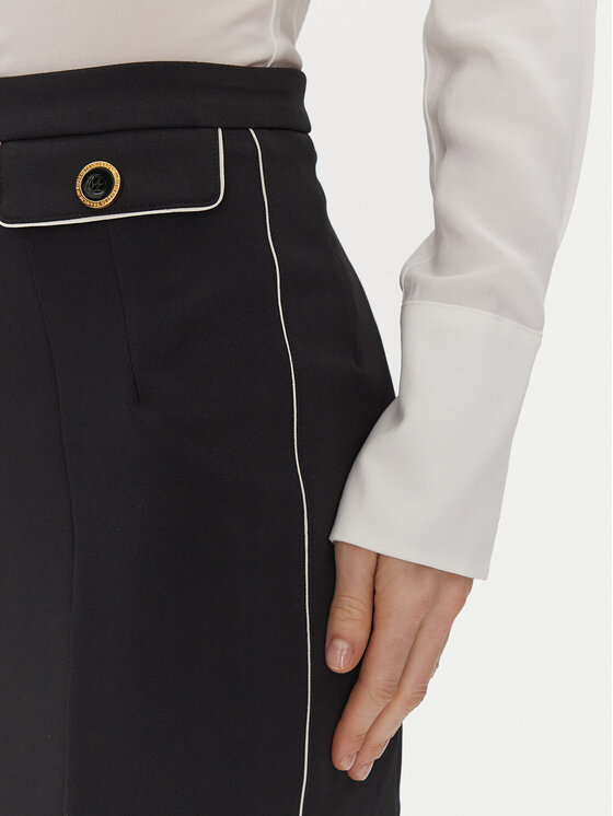 Elisabetta Franchi Elisabetta Franchi Mini sukňa GO-T03-51E2 Čierna Regular Fit