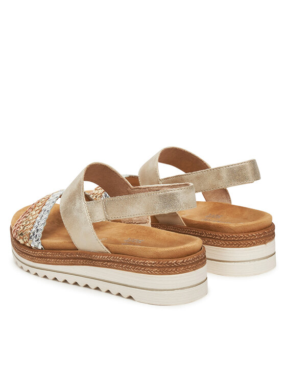 Remonte Remonte Sandalen D0Q56-90 Goldfarben