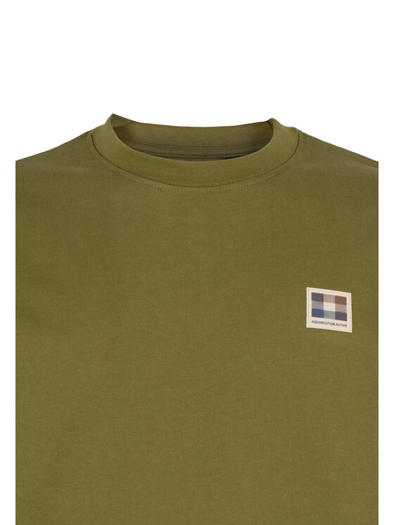 Aquascutum Aquascutum Felpa AA_B005_SW015-6 Verde Regular Fit