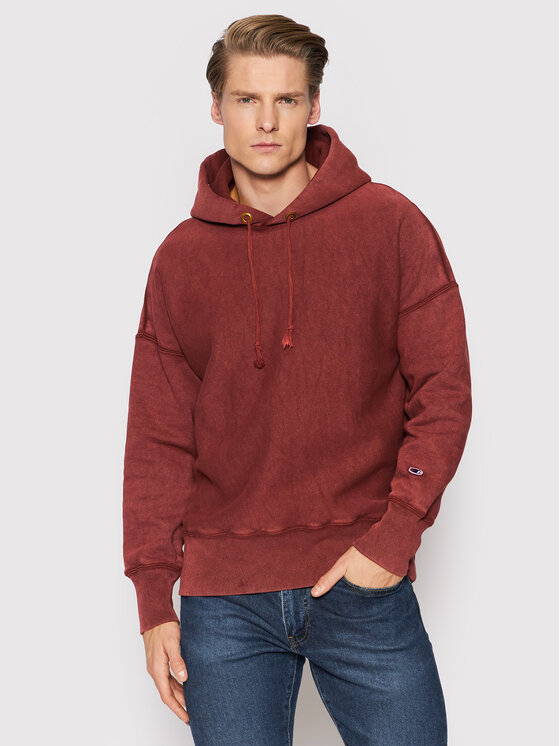 Felpa champion uomo bordeaux store
