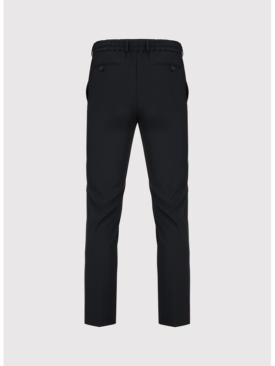 Pako Lorente Pako Lorente Spodnie materiałowe P25WF-WX-008 Czarny Slim Fit
