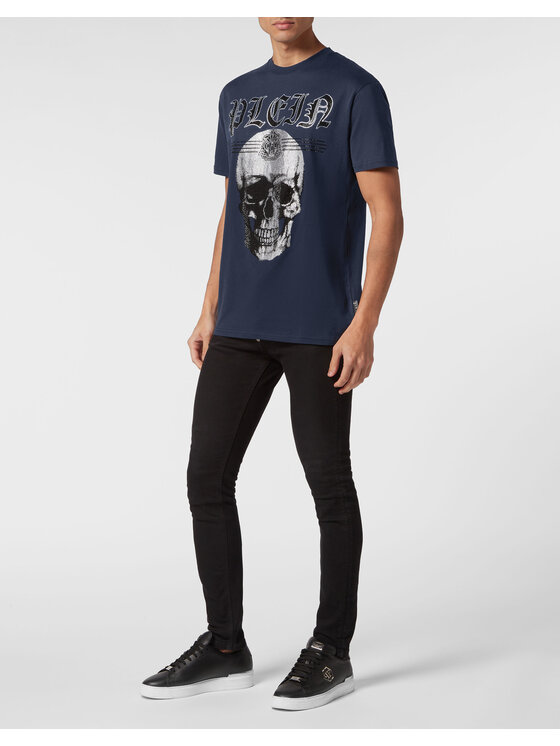 PHILIPP PLEIN PHILIPP PLEIN T-shirt 9829 Celeste Regular Fit