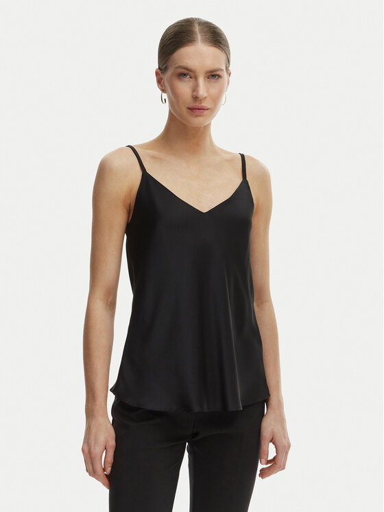 Rinascimento Rinascimento Top CFC0127685003 Negru Regular Fit