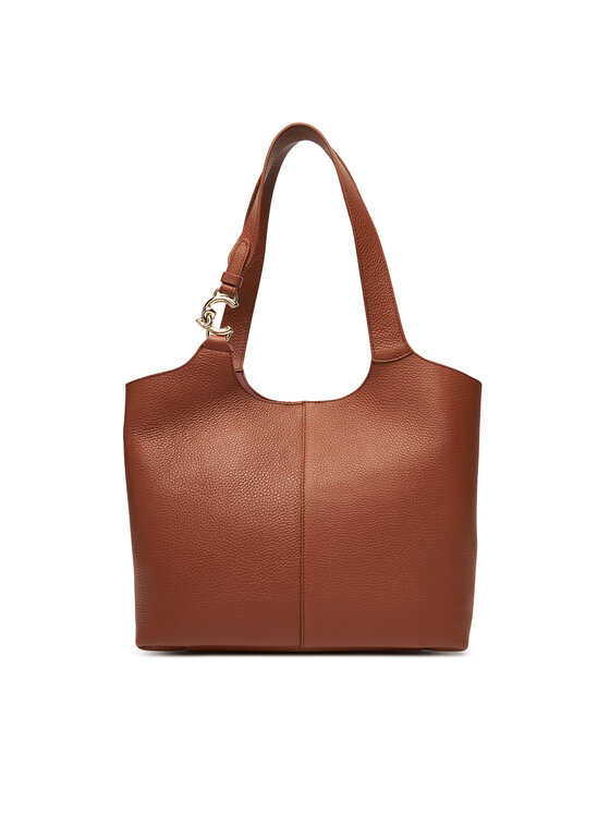 Coccinelle Coccinelle Kabelka Hand Grained L E1 SHA 11 02 01 Hnědá