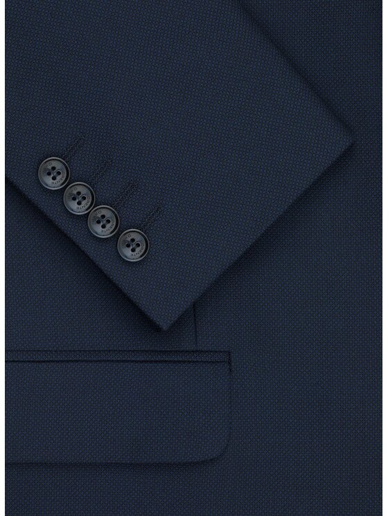 Pako Lorente Pako Lorente Marynarka P25WP-3G-016 Granatowy Super Slim Fit
