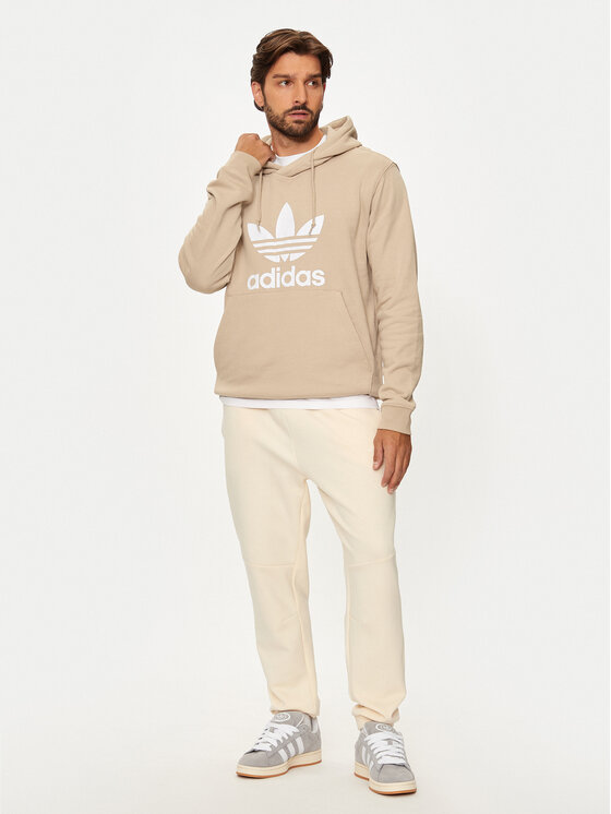 adidas adidas Bluza adicolor Classics Trefoil IZ2359 Beżowy Regular Fit