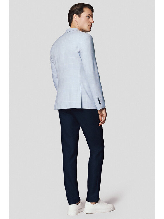 Lancerto Lancerto Marynarka Muravera MA131125000006 Niebieski Slim Fit