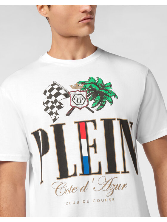 PHILIPP PLEIN PHILIPP PLEIN T-Shirt 24691 Biały Regular Fit