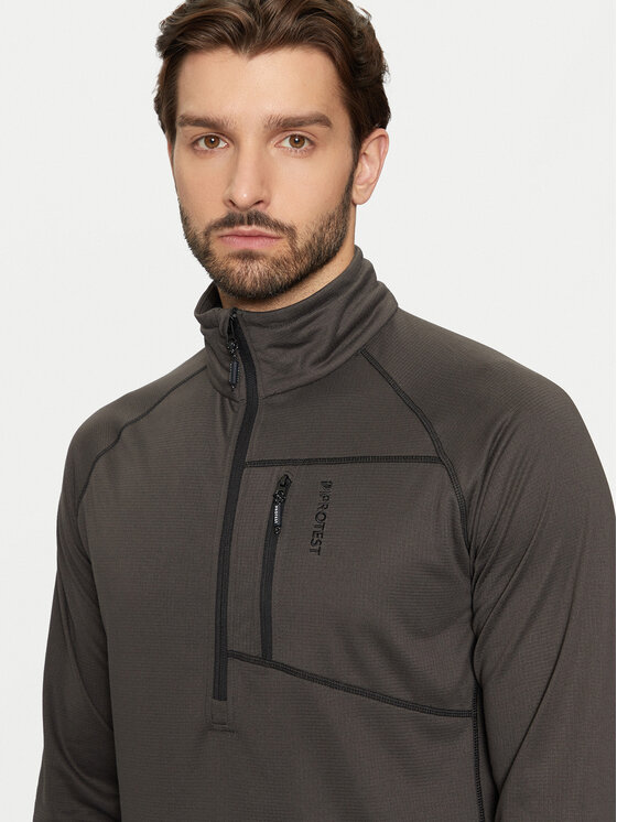 Protest Protest Технічний світшот Kody 3710644 Сірий Regular Fit