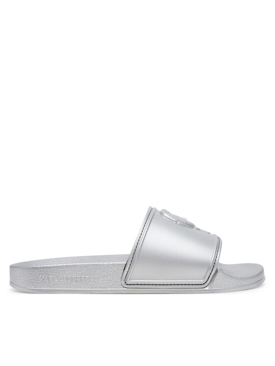 KARL LAGERFELD Šľapky Kondo 2.0 KL80919M Strieborná