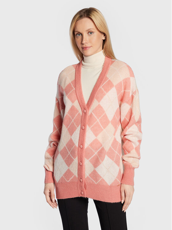 Fracomina Cardigan FR22WT8009K460F8 Roz Oversize