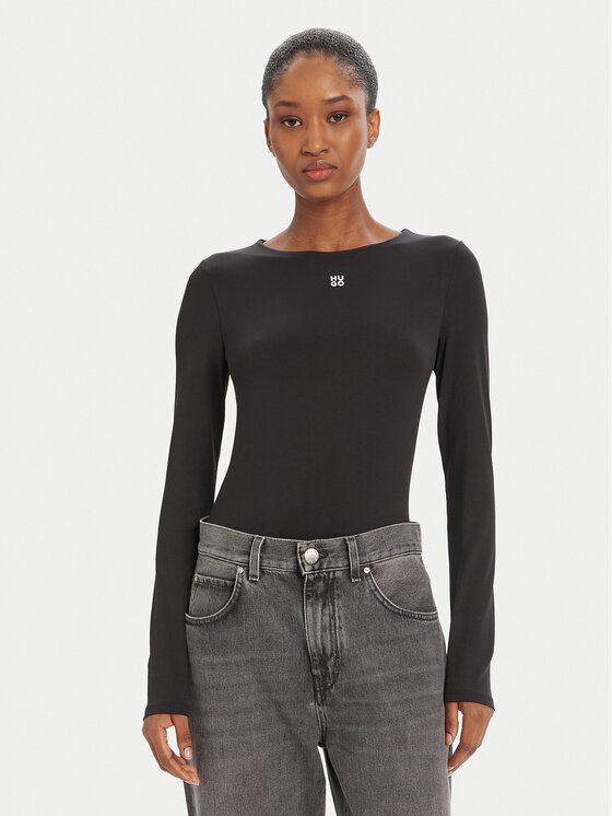HUGO HUGO Palaidinė Dasiia 50545208 Juoda Slim Fit