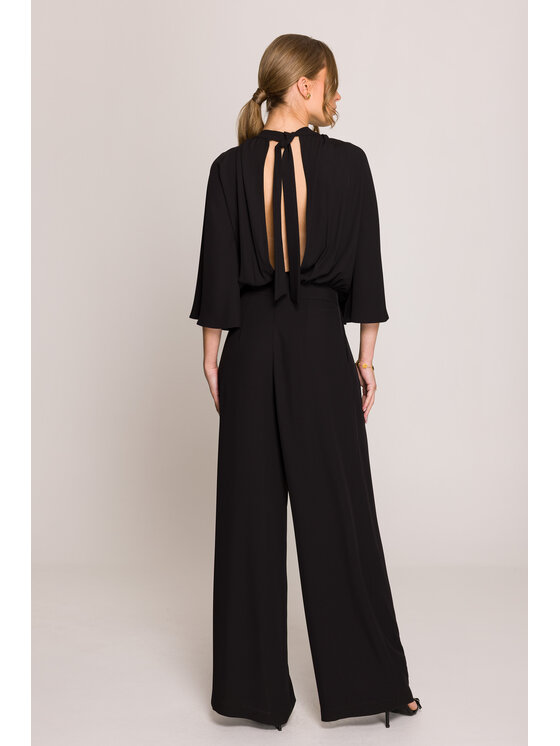 Stylove Stylove Jumpsuit S397 Nero Sexy Straight Fit