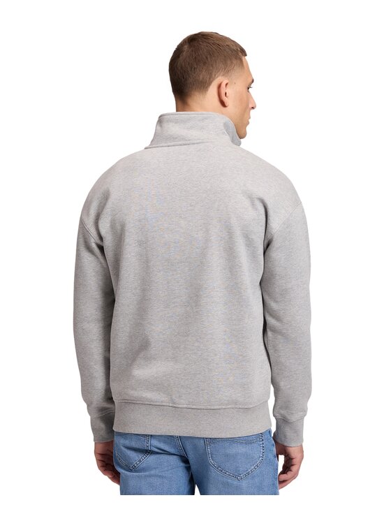 Lee Lee Bluza 112386630 Szary Relaxed Fit