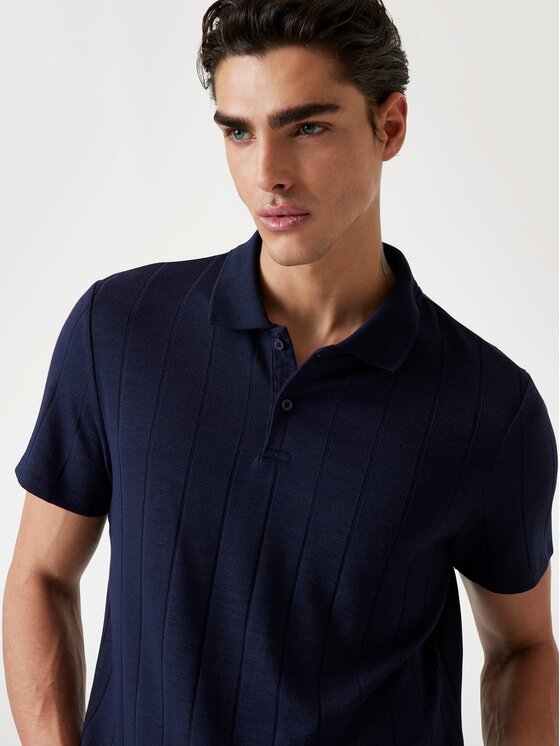 Guess Guess T-Shirt 176367 Niebieski Classic Fit