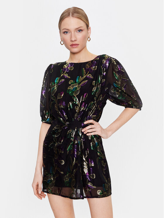 Ba&sh Ba&sh Коктейльна сукня Robe Anjy 1E23ANJY Чорний Regular Fit