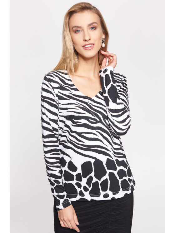 QUIOSQUE QUIOSQUE Halenka 1KO009151 Bílá Regular Fit