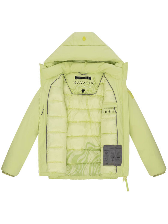 Navahoo Navahoo Kurtka zimowa Blütenlicht Zielony Regular Fit