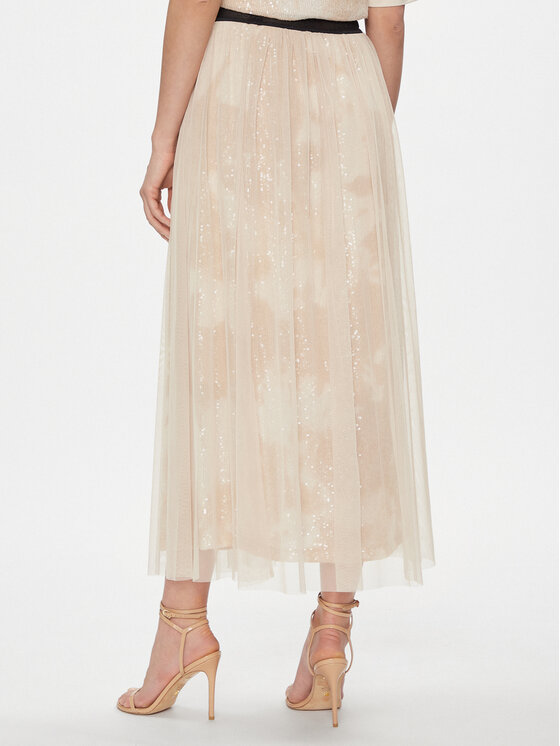 Liu Jo Liu Jo Τούλινη φούστα TA4019 J4623 Μπεζ Regular Fit