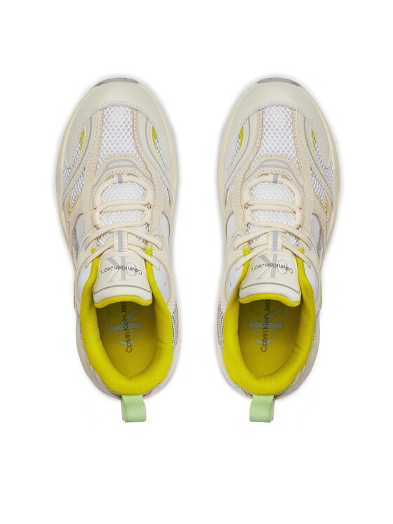 Calvin Klein Jeans Calvin Klein Jeans Αθλητικά Retro Tennis Su-Mesh Wn YW0YW00891 Λευκό