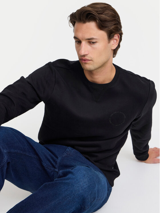Blend Blend Μπλούζα 20717958 Μαύρο Regular Fit