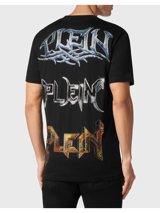PHILIPP PLEIN PHILIPP PLEIN T-Shirt 1525 Czarny Regular Fit