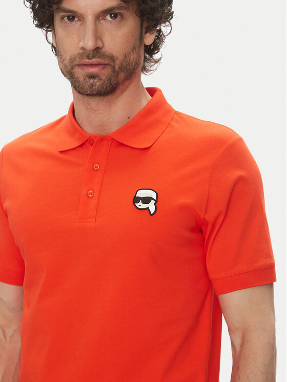 KARL LAGERFELD KARL LAGERFELD Polokošeľa 745710 552224 Červená Regular Fit
