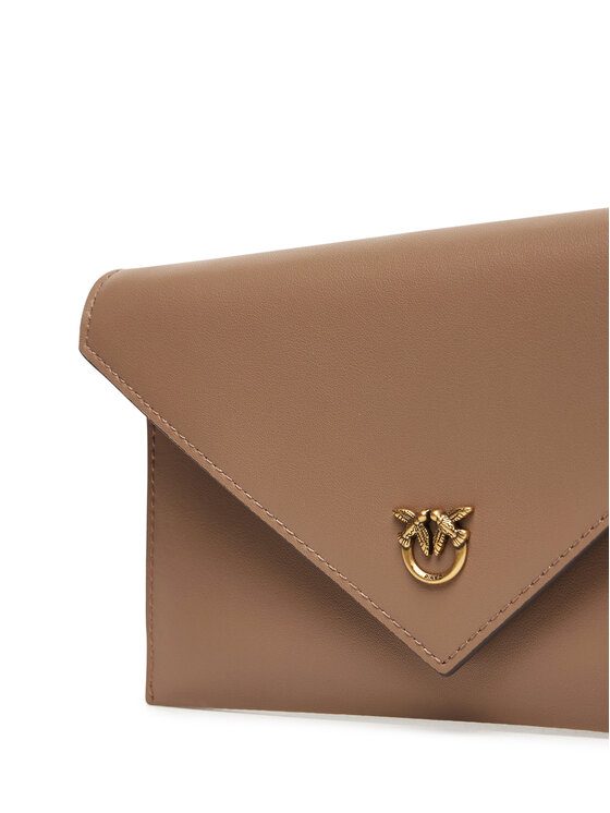 PINKO PINKO Torebka Flat Purse Mini AI 25-26 PCPL 105347 A0F1 Brązowy