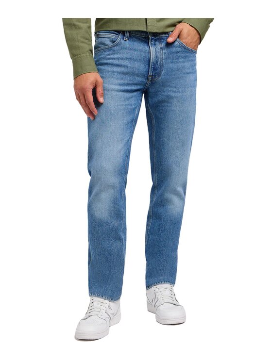 Lee Lee Jeansy 112349214 Niebieski Regular Fit