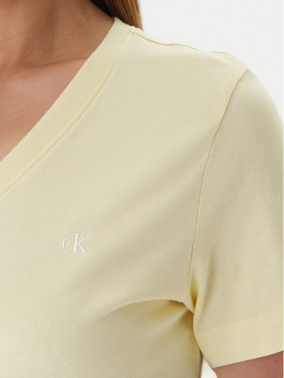 Calvin Klein Jeans Calvin Klein Jeans T-Shirt Archive LV047B205G Żółty Regular Fit