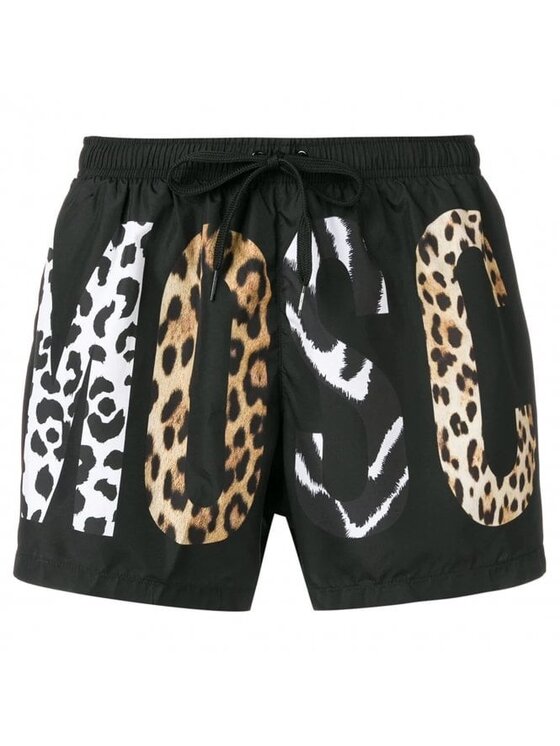 MOSCHINO Underwear & Swim MOSCHINO Underwear & Swim Plavecké šortky V6106 5603 Černá Regular Fit