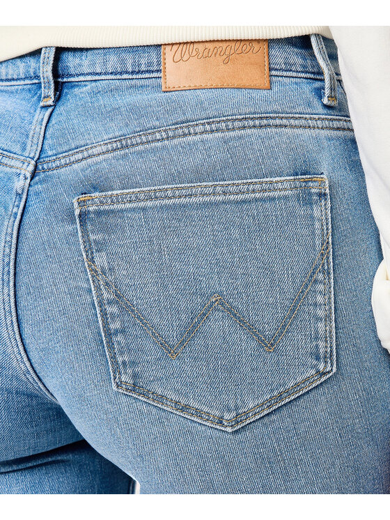 Wrangler Wrangler Jeansy 112362627 Niebieski Straight Fit