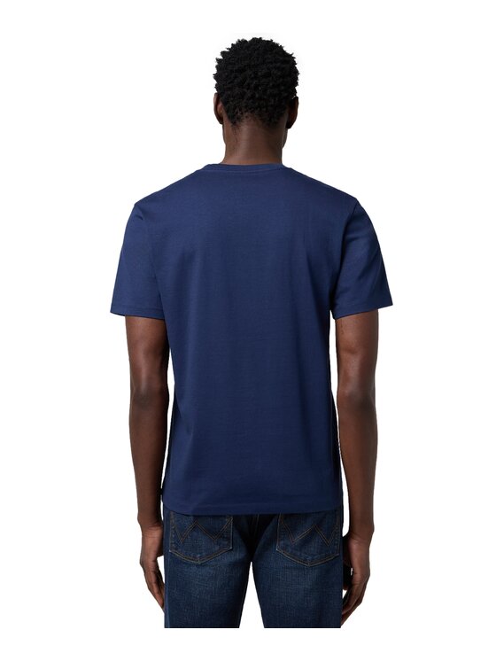 Wrangler Wrangler T-Shirt 112371415 Granatowy Regular Fit