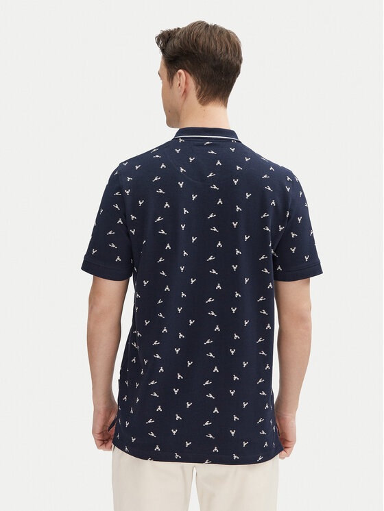 INDICODE INDICODE Pólóing Lobster 41-155 Sötétkék Regular Fit