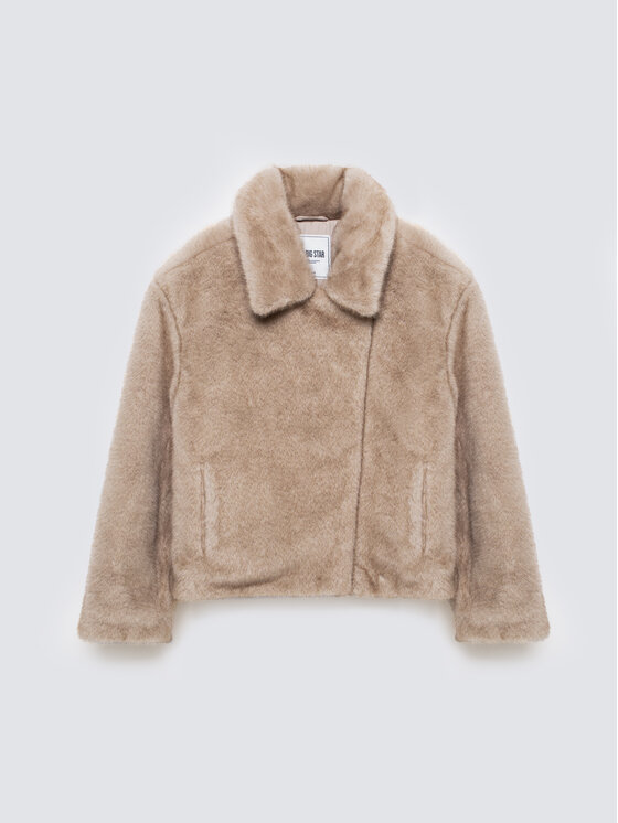 BIG STAR BIG STAR Kurtka przejściowa GODIVASA Beżowy Basic Fit