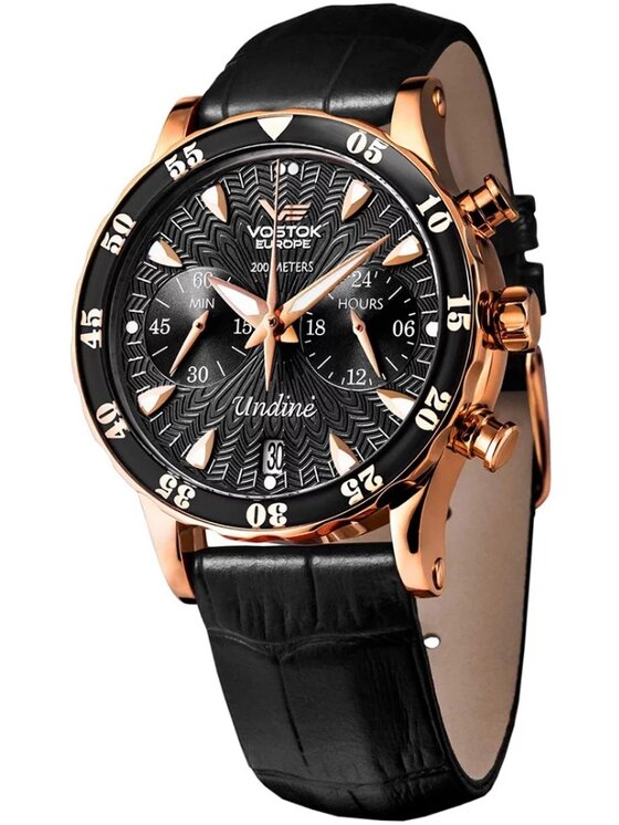 Vostok Europe Vostok Europe Zegarek VK64-515B568 Czarny